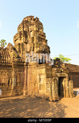 Nokor Bachey temple, aka Wat Nokor, Banteay Prey Nokor and Banteay Prei Nokor, an 11th century hindu temple, Kampong Cham, Cambodia Asia Stock Photo