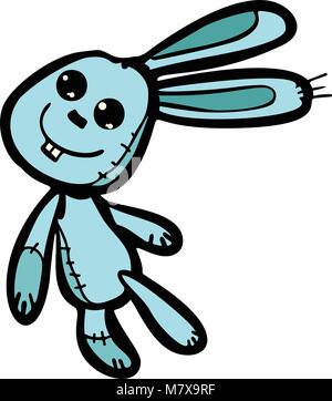 funny Bunny, Easter character Stock Vector