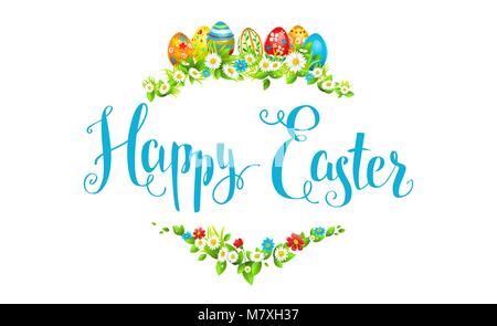 Happy Design easter card Stock Vector