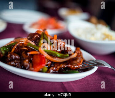 Food from Chinese Restaurant Stock Photo