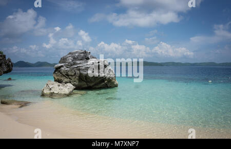 amazing beach in coron island Stock Photo