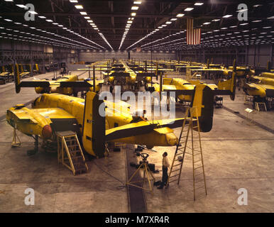 Alfred T. Palmer - Assembling The North American B-25 Mitchell At ...