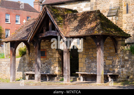 Parish Church of St Mary Magdalene and St Denys Midhurst West Sussex England Stock Photo