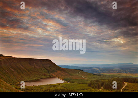 Craig y Llyn, Rhigos, Llyn Fawr, Rhondda, Wales, UK Stock Photo