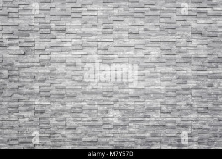 Pattern of black slate wall texture and background. Interior or exterior decoration Stock Photo