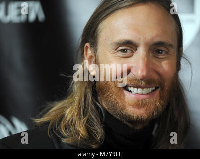 NEW YORK, NY - NOVEMBER 22: DJ David Guetta attends the David Guetta 'One Voice' Music Video Premiere at United Nations on November 22, 2013 in New York City. Photo Credit: Dennis Van Tine / MediaPunch Stock Photo