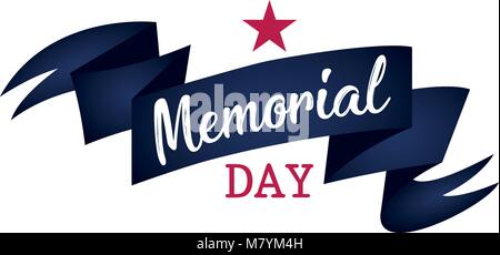 Memorial day banner Stock Vector