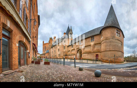 Palais de la Berbie - formerly the Bishop Palace in Albi, Occitanie, France (HDR - image) Stock Photo