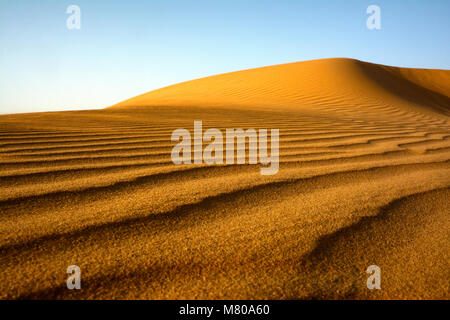 Sand dune in the south of Israel Stock Photo