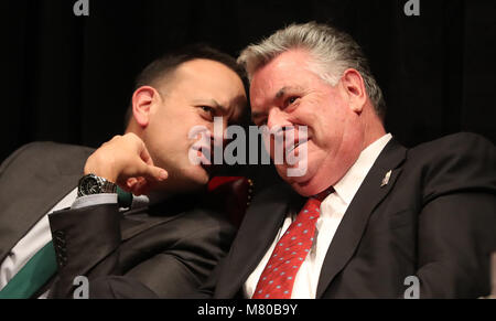 Taoiseach Leo Varadkar's and Congressman Peter King pictured at a Good Friday Agreement 20th anniversary event at the Library of Congress in Washington DC on day three of Taoiseach's week long visit to the United States of America. Stock Photo