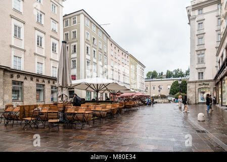 Salzburg, Alter Markt Square, historic centre, Salzburger Land Stock ...