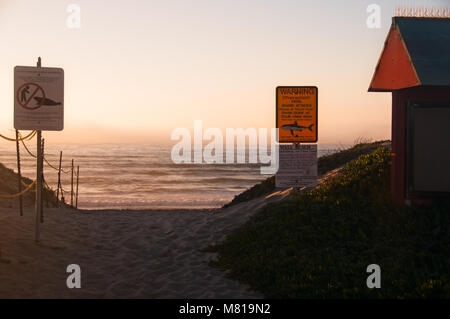 Wall Beach at Vandenberg Air Force Base in California Stock Photo