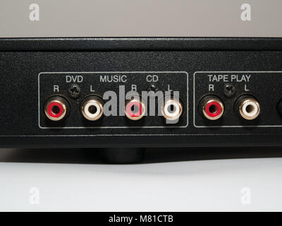 Jack Audio Visual, Electronic media Stock Photo