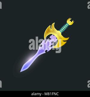 Magic sabre isolated game element Stock Vector Image & Art - Alamy