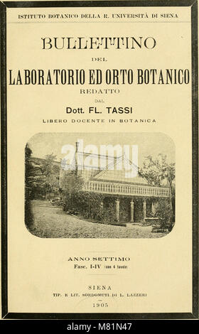 Bullettino del Laboratorio ed Orto botanico (1898-1906) (20509688055)