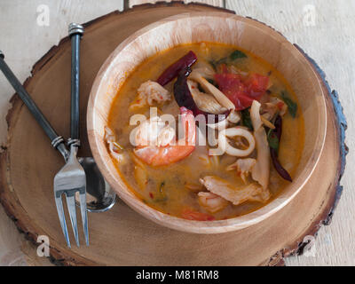 Tom Yum Kung, food Thailand is ranked as one of the best food in the world. Stock Photo