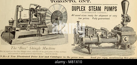 Canadian forest industries 1889-1890 (1890) (20528800811) Stock Photo