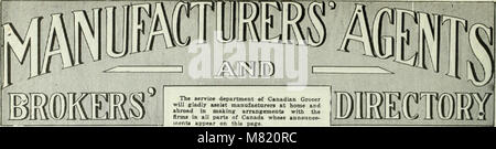 Canadian grocer January-March 1919 (1919) (14597841470) Stock Photo