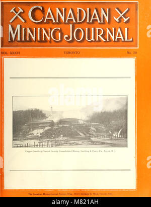 Canadian mining journal July-December 1915 (1915) (14779798181) Stock Photo