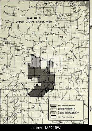 Canon City District wilderness planning amendment (1982) (19911933233) Stock Photo