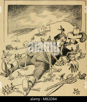 Caricature politique au Canada = Free lance political caricature in Canada (1904) (14778875064) Stock Photo