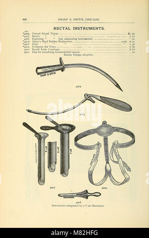 Catalogue of Sharp and Smith - importers, manufacturers, wholesale and retail dealers in surgical instruments, deformity apparatus, artificial limbs, artificial eyes, elastic stockings, trusses, (14597072129) Stock Photo