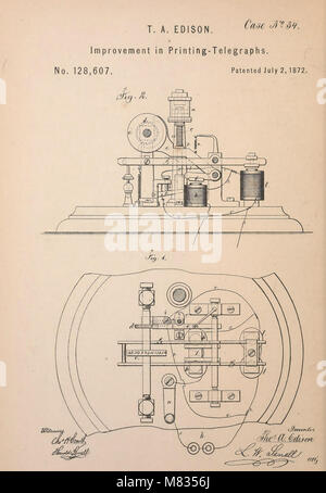 Thomas Edison Machine Inventions This collection documents the patents granted to Thomas A. Edison from ...