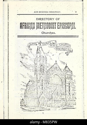 Colored people's blue-book and business directory of Chicago, Ill (1905) (14596859339) Stock Photo