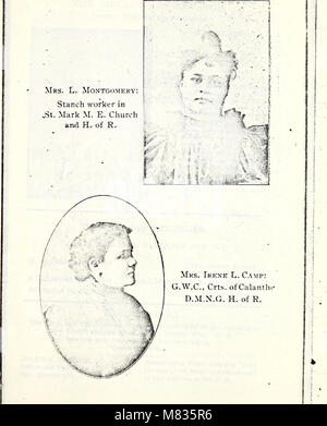 Colored people's blue-book and business directory of Chicago, Ill (1905) (14803420623) Stock Photo