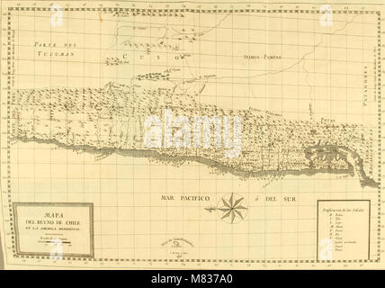 Compendio de la historia geografica, natural y civil del reyno de Chile, (1788) (20661434062) Stock Photo