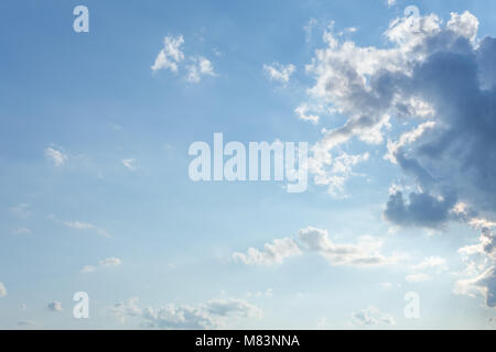 Blue sky and white clouds Stock Photo