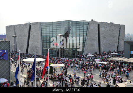 Italy pavilion at the 2010 Shanghai World Expo, China. Stock Photo