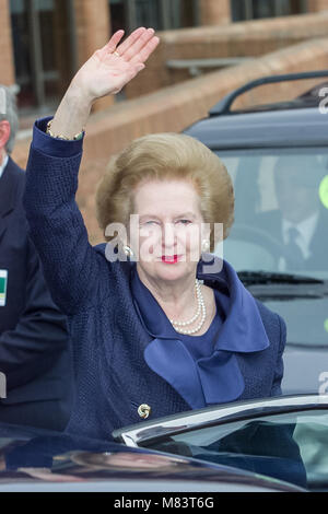 Margaret Thatcher, Photographed at the Tory Party Conference in 2000 Stock Photo