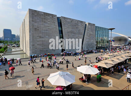 Italy pavilion at the 2010 Shanghai World Expo, China. Stock Photo