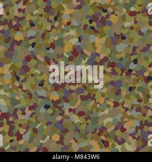 Seamless pattern background with splashes of paint. Spots and blots of color khaki vector illustration. Stock Vector
