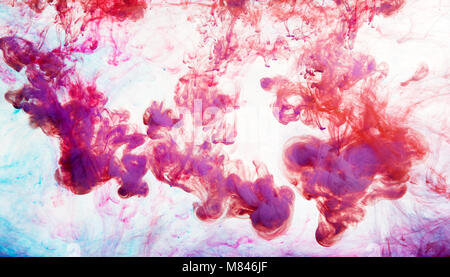 inks in water, color abstraction Stock Photo