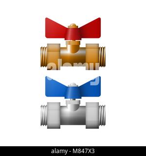 Regulation valve vector illustration. Equipment for fuel. Stock Vector