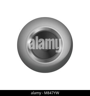 Audio speakers for laptop. Loudspeaker vector illustration. Icon audio system. Stock Vector