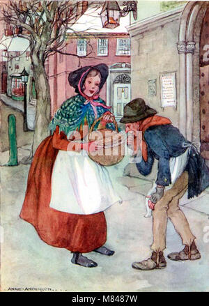 Anne Anderson original vintage illustration Stock Photo