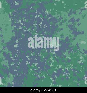 Seamless pattern background blue and green old paint. Vintage surfac Stock Vector