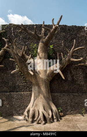 Chandigarh, India: The Rock Garden is a sculpture garden in Chandigarh city Stock Photo