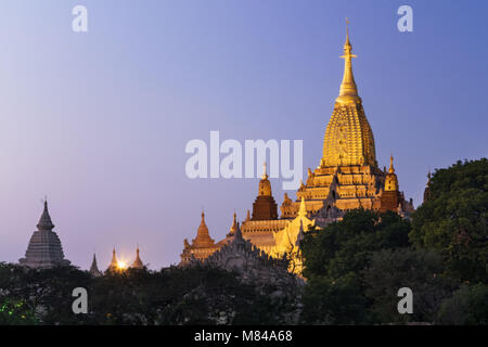 Ananda Pahto Temple, Bagan, Myanmar Stock Photo