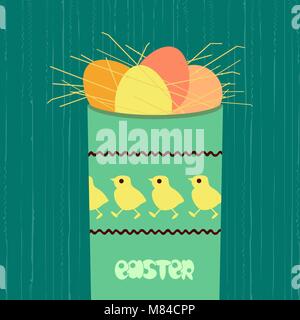 Chicken egg Easter icon Stock Vector