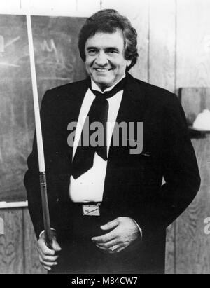 JOHNNY CASH (1932-2003) Promotional photo of American singer and songwriter about 1972 Stock Photo
