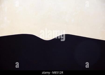 A rolling desert landscape in the distance. Stock Photo
