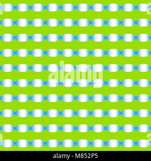 Abstract gradient ellipse shape pattern of sky blue color on green background. Vector illustration. Stock Vector