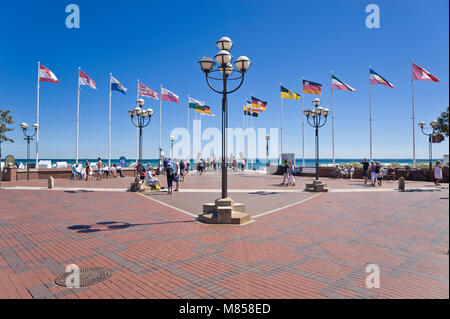 Beach promenade, Grömitz, Baltic Sea, Schleswig-Holstein, Germany, Europe Stock Photo