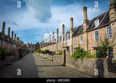Vicars Close in Wells Somerset Stock Photo