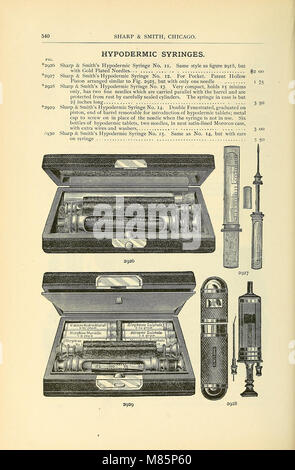 Catalogue of Sharp and Smith - importers, manufacturers, wholesale and retail dealers in surgical instruments, deformity apparatus, artificial limbs, artificial eyes, elastic stockings, trusses, (14760607926) Stock Photo