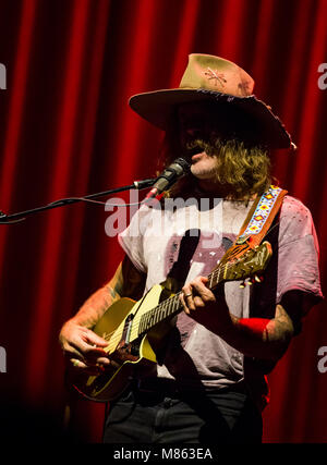 Las Vegas, NV, USA. 14th Mar, 2018. ***HOUSE COVERAGE*** Donavon Frankenreiter at Brooklyn Bowl Las Vegas in Las vegas, NV on March 14, 2018. Credit: Erik Kabik Photography/Media Punch/Alamy Live News Stock Photo